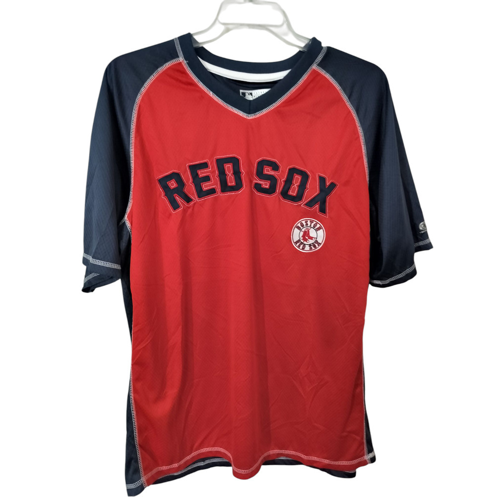 M589) Genuine Merchandise Men's Red Sox Short  Sleeve Jersey Size XL